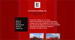 Desktop Screenshot of envirocoredrilling.com