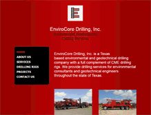 Tablet Screenshot of envirocoredrilling.com
